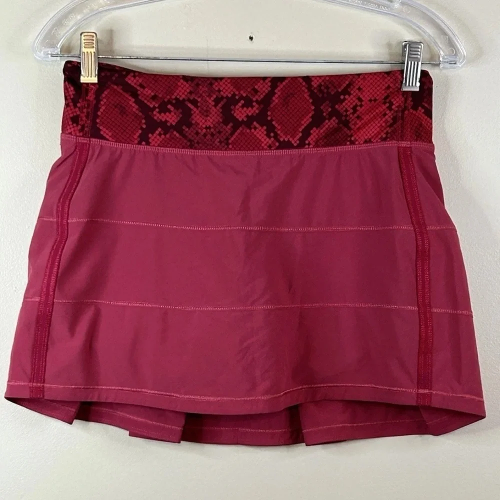 Lululemon Cranberry Pace Rival Skirt 4 Regular - Picture 9 of 10